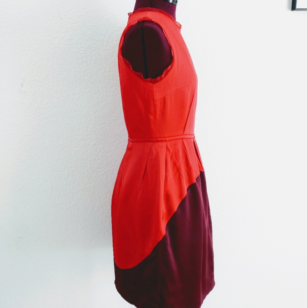 O'2nd red silk dress - Picture 5 of 6